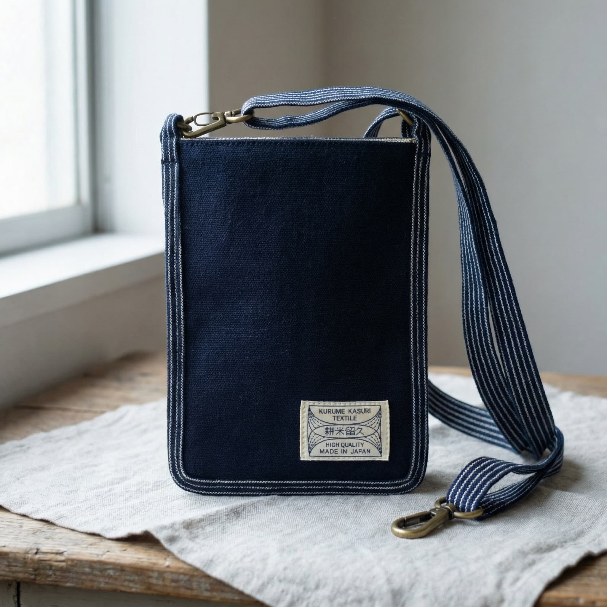 馬刺繍 スマホポーチ