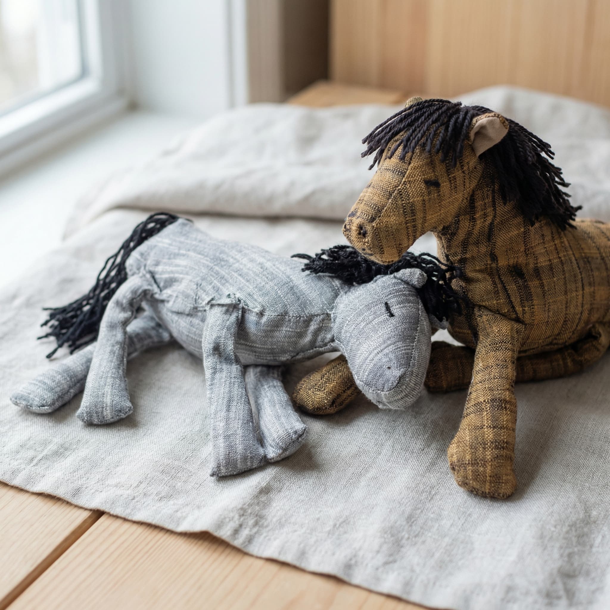 久留米絣 馬のぬいぐるみ